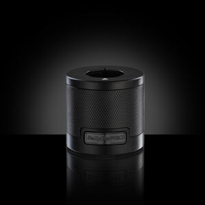 Black Dual-voltage universal battery charging base