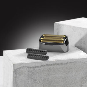 Super-X Metal Series Replacement Double Foils & Cutters (Black) - 2 pack
